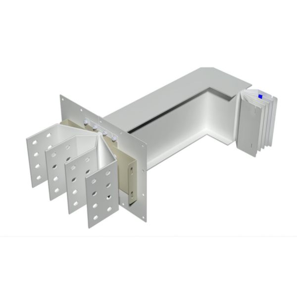 Exit bars element + horizontal elbow XCP-HP (Al). Type 1 - In= 2000A