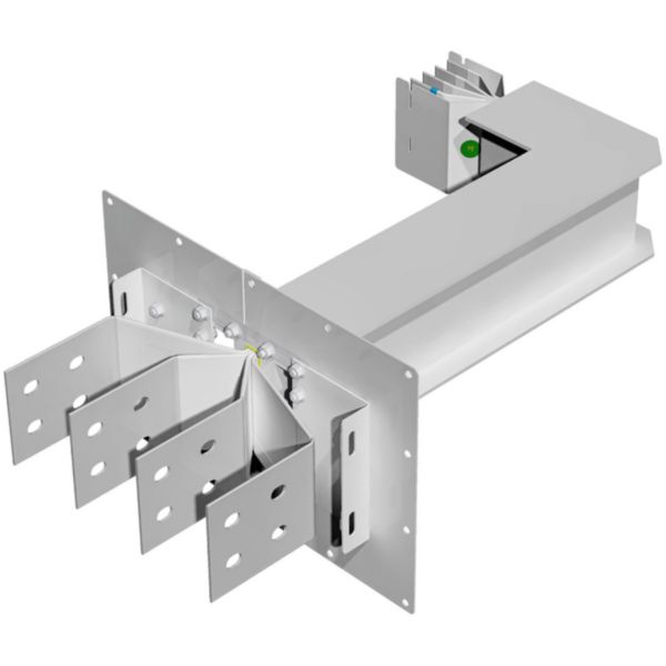 Exit bars element + horizontal elbow XCP-HP (Al). Type 2 - In= 1250A