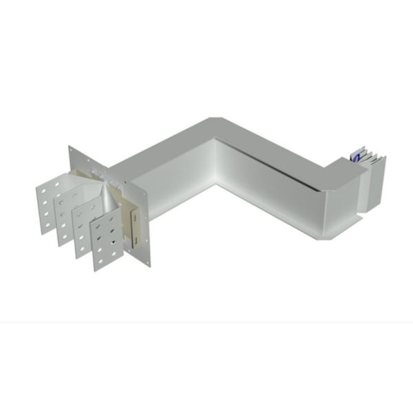 Exit bars element + double horizontal elbow XCP-HP (Al). Type 1 - In= 1600A