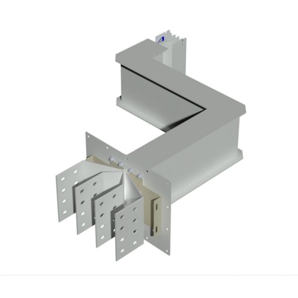 Exit bars element + double horizontal elbow XCP-HP (Al). Type 2 - In= 1600A