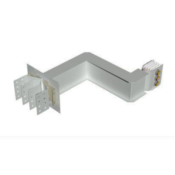Exit bars element + double horizontal elbow XCP-HP (Al). Type 4 - In= 1600A
