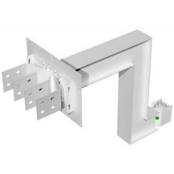 Exit bars element + double vertical elbow XCP-HP (Al). Type 1 - In= 630A