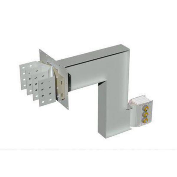 Exit bars element + double vertical elbow XCP-HP (Al). Type 3 - In= 1600A