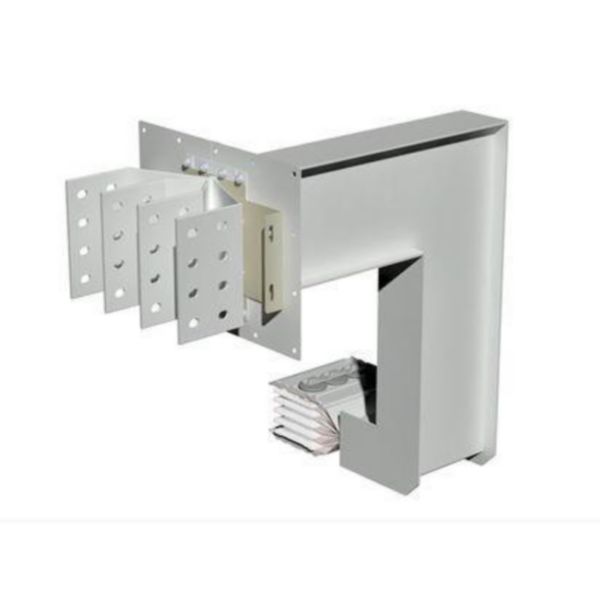 Exit bars element + vertical and horizontal elbow XCP-HP (Al). Type 6 - In= 1600A