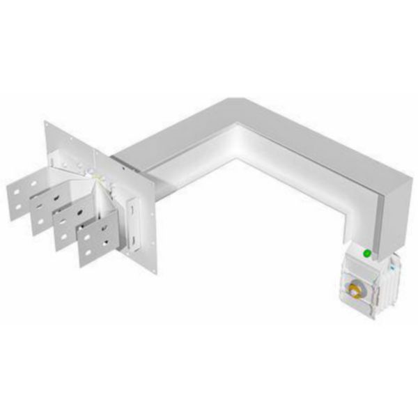 Exit bars element + horizontal and vertical elbow XCP-HP (Al). Type 5 - In= 1250A