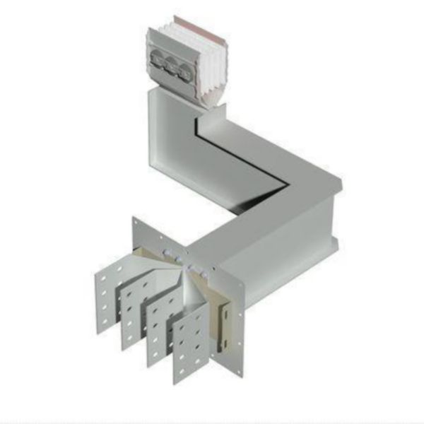 Exit bars element + horizontal and vertical elbow XCP-HP (Al). Type 8 - In= 1600A