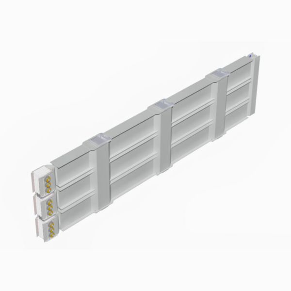 Straight element for distribution XCP-HP Al. N° of outlets 3+3 - In= 5000A