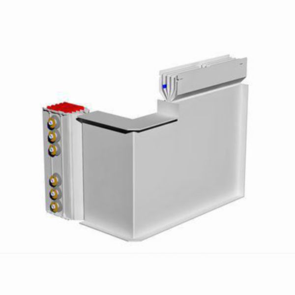 Double horizontal and vertical elbow XCP-HP (Al). Type 4 - In= 4000A