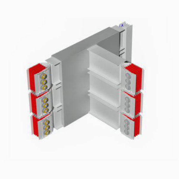 T horizontal element XCP-HP (Al). Type 2 - In= 5000A
