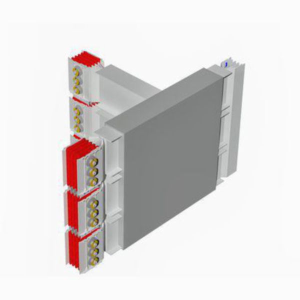 T horizontal element XCP-HP (Al). Type 3 - In= 5000A