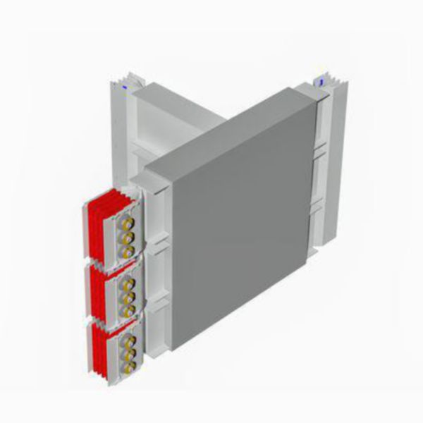T horizontal element XCP-HP (Al). Type 4 - In= 5000A