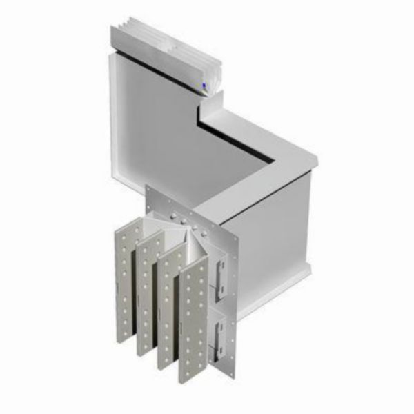 Exit bars element + horizontal and vertical elbow XCP-HP (Al). Type 4 - In= 3200A