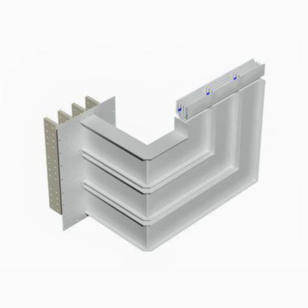 Exit bars element + horizontal and vertical elbow XCP-HP (Al). Type 4 - In= 5000A