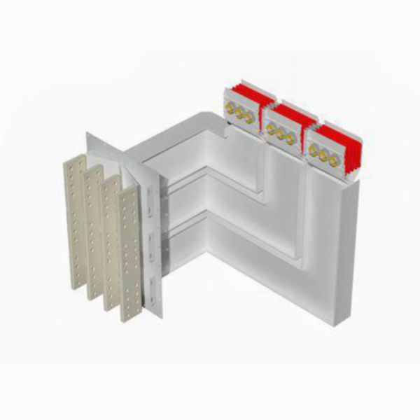 Exit bars element + horizontal and vertical elbow XCP-HP (Al). Type 6 - In= 5000A
