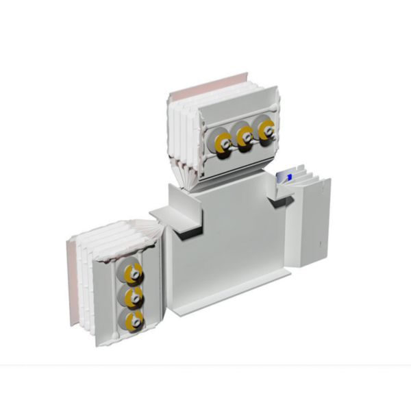 T vertical element XCP-S (Al). Type 3 - In= 2000A