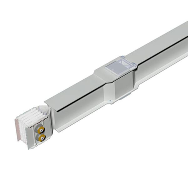 Straight element for distribution XCP-S (Al). N° of outlets 2+2 - L= 1.5-2m - In= 1250A