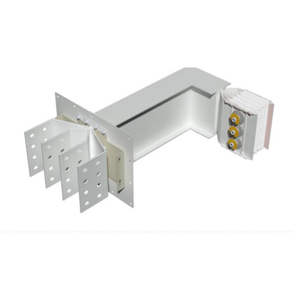 Exit bars element + horizontal elbow XCP-S (Al). Type 3 - In= 2000A