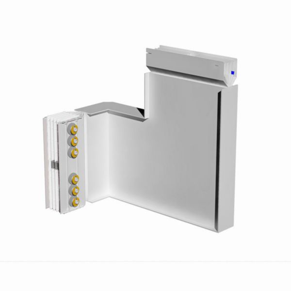 Double horizontal and vertical elbow XCP-S (Al). Type 2 - In= 3200A