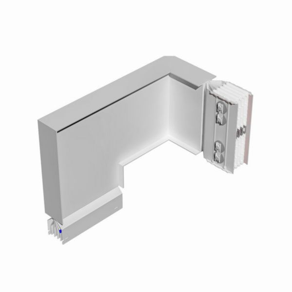 Double horizontal and vertical elbow XCP-S (Al). Type 3 - In= 2500A