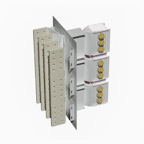 Connection interface with exit bars XCP-S (Al). Left Type 1 standard - In= 5000A