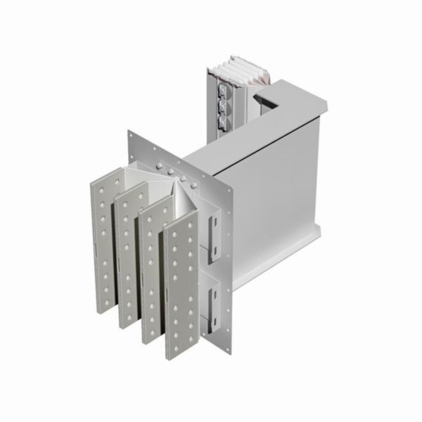 Exit bars element + horizontal elbow XCP-S (Al). Type 4 - In= 4000A