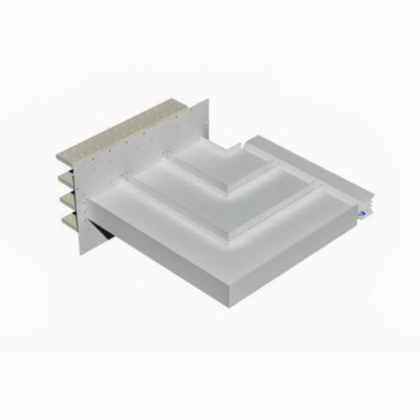 Exit bars element + vertical elbow XCP-S (Al). Type 2 - In= 5000A