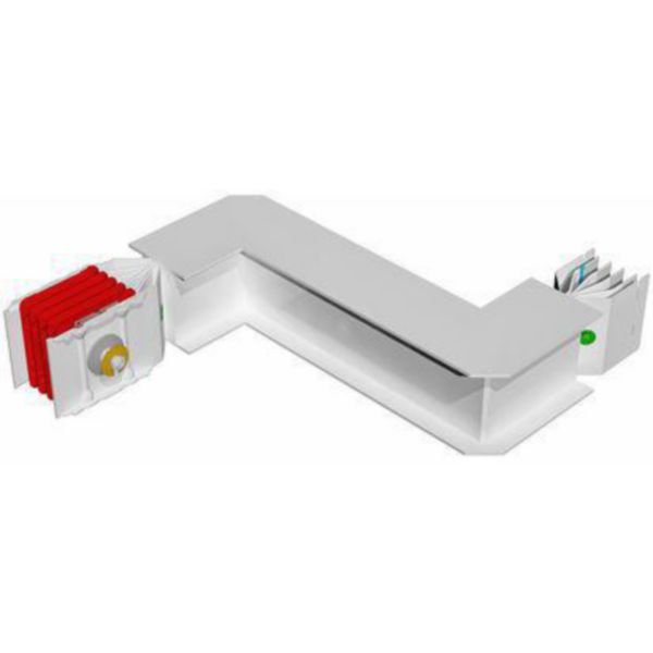 Double horizontal elbow XCP-HP (Cu). Right Type 1 - In= 1000A