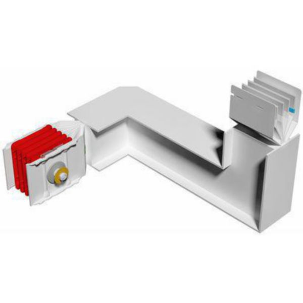 Double horizontal and vertical elbow XCP-HP (Cu). Type 2 - In= 1000A