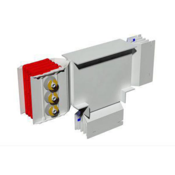 T vertical element XCP-HP (Cu). Type 1 - In= 2500A