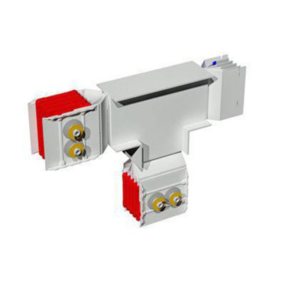T vertical element XCP-HP (Cu). Type 2 - In= 2000A