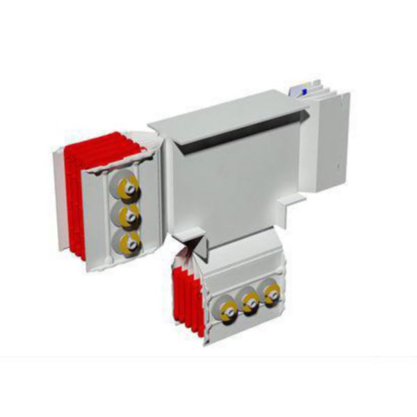 T vertical element XCP-HP (Cu). Type 2 - In= 2500A