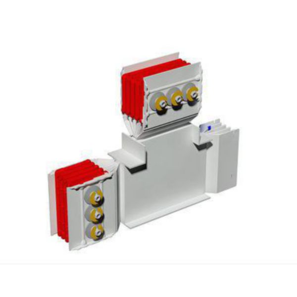 T vertical element XCP-HP (Cu). Type 3 - In= 2500A