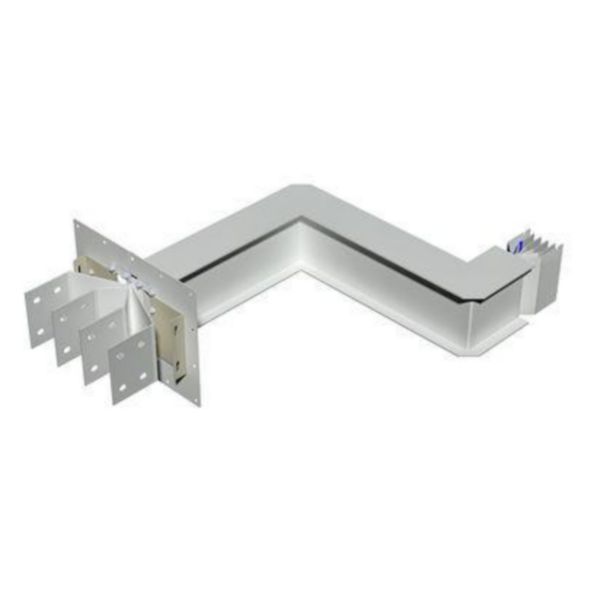 Exit bars element + double horizontal elbow XCP-HP (Cu). Type 1 - In= 2000A