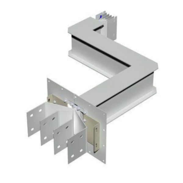 Exit bars element + double horizontal elbow XCP-HP (Cu). Type 2 - In= 1600A