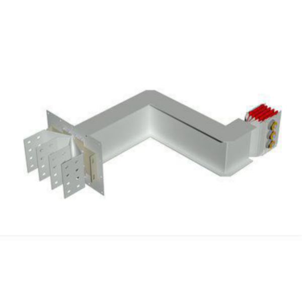 Exit bars element + double horizontal elbow XCP-HP (Cu). Type 4 - In= 2500A