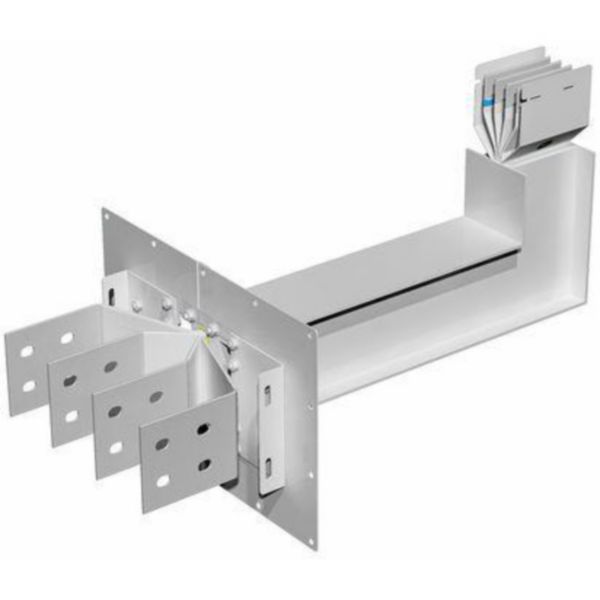Exit bars element + vertical elbow XCP-HP (Cu). Type 2 - In= 1000A