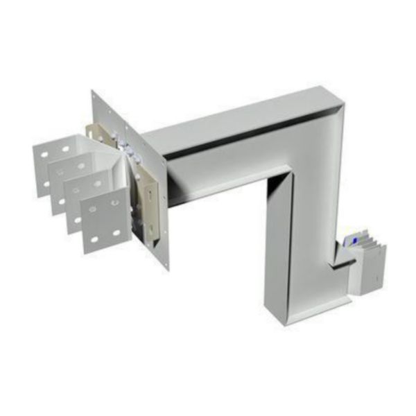 Exit bars element + double vertical elbow XCP-HP (Cu). Type 1 - In= 1600A