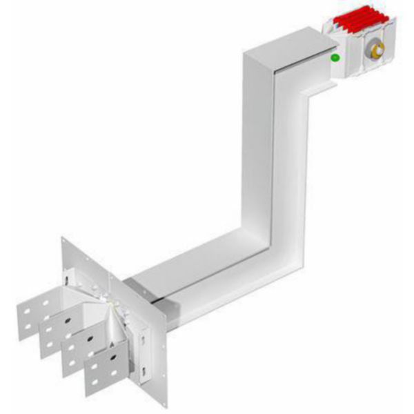 Exit bars element + double vertical elbow XCP-HP (Cu). Type 4 - In= 800A