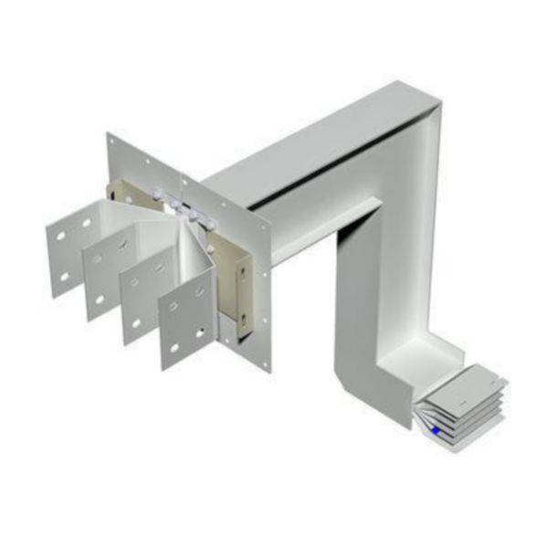 Exit bars element + vertical and horizontal elbow XCP-HP (Cu). Type 1 - In= 1600A