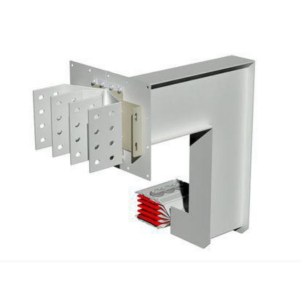 Exit bars element + vertical and horizontal elbow XCP-HP (Cu). Type 6 - In= 2500A