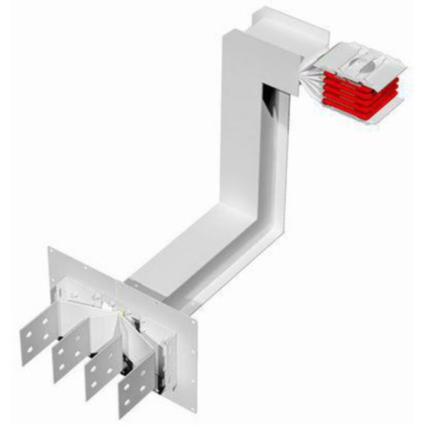Exit bars element + vertical and horizontal elbow XCP-HP (Cu). Type 7 - In= 800A