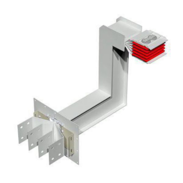 Exit bars element + vertical and horizontal elbow XCP-HP (Cu). Type 7 - In= 1600A