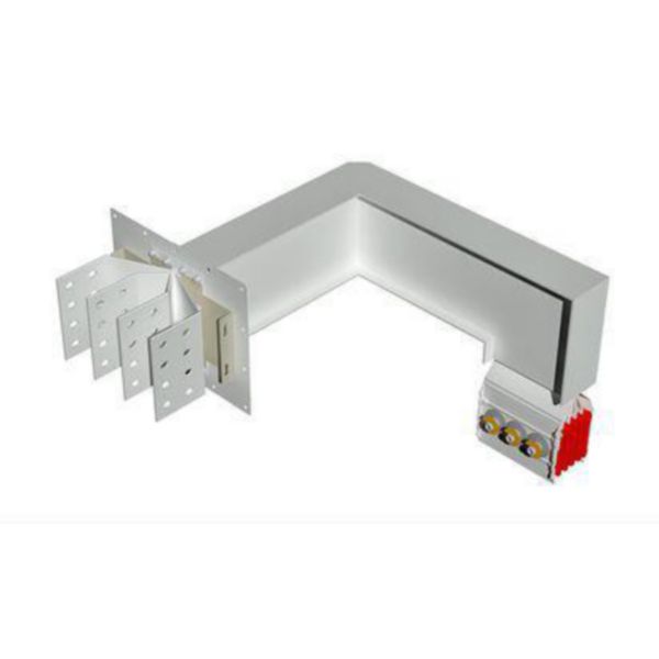 Exit bars element + horizontal and vertical elbow XCP-HP (Cu). Type 5 - In= 2500A
