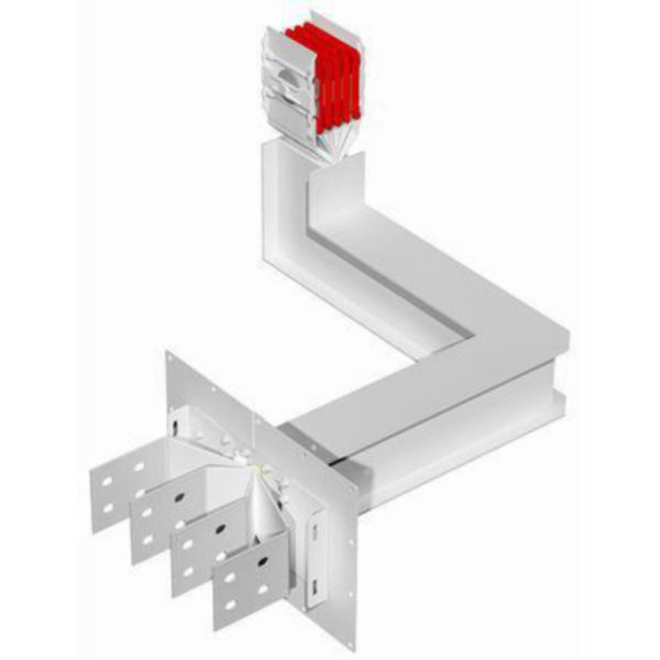 Exit bars element + horizontal and vertical elbow XCP-HP (Cu). Type 8 - In= 1000A