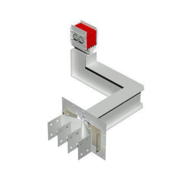 Exit bars element + horizontal and vertical elbow XCP-HP (Cu). Type 8 - In= 1600A