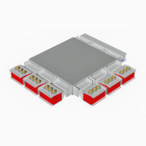 T vertical element XCP-HP (Cu). Type 2 - In= 6300A