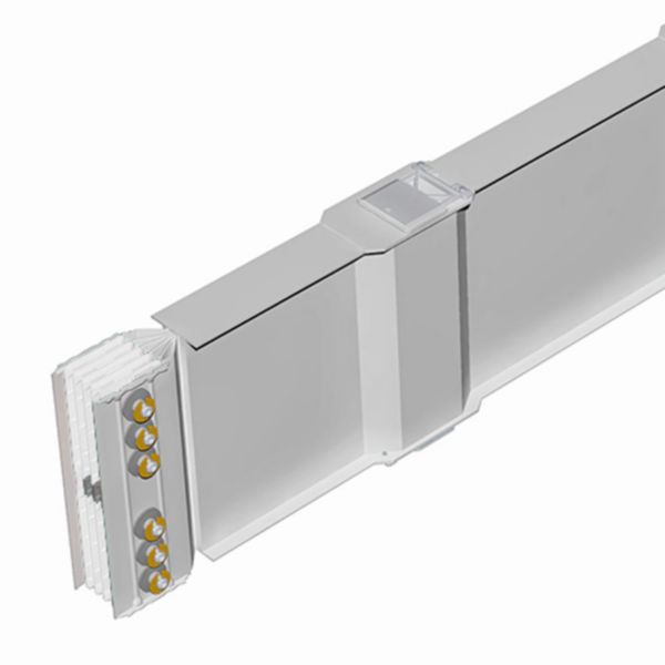 Straight element for distribution XCP-HP (Cu). N° of outlets 2+2 - L= 1.5-2m - In= 5000A