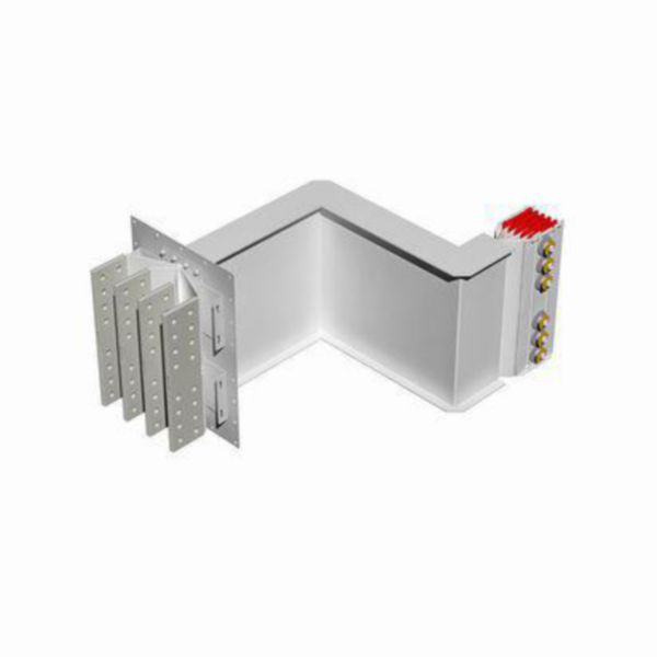 Exit bars element + double horizontal elbow XCP-HP (Cu). Type 4 - In= 5000A