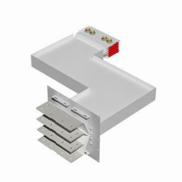 Exit bars element + double vertical elbow XCP-HP (Cu). Type 4 - In= 3200A