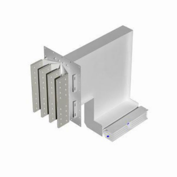 Exit bars element + vertical and horizontal elbow XCP-HP (Cu). Type 1 - In= 4000A